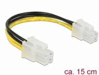 Delock Power cable P4 male > P4 male 15 cm