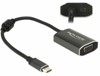 Delock Adapter USB Type-C™ male > VGA female (DP Alt Mode) with PD function
