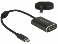 Delock Adapter USB Type-C™ male > HDMI female (DP Alt Mode) 4K 60 Hz with PD function