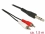 Delock Cable Audio 6.35 mm stereo jack male > 2 x RCA male 1.5 m