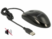 Delock Optical 3-button USB Desktop Mouse – Silent