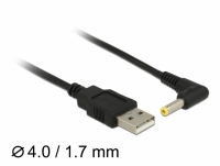 Delock Cable USB Power > DC 4.0 x 1.7 mm Male 90° 1.5 m