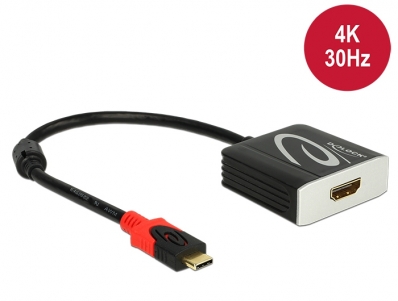 Delock Adapter USB Type-C™ male > HDMI female (DP Alt Mode) 4K 30 Hz
