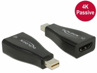 Delock Adapter mini Displayport 1.2 male > HDMI female 4K Passive black