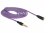 Delock Extension Cable Audio Stereo Jack 3.5 mm male / female iPhone 4 pin 2 m purple