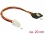 Delock Cable P4 male > SATA 15 pin receptacle 20 cm