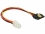 Delock Cable P4 male > SATA 15 pin receptacle 20 cm