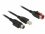 Delock PoweredUSB cable male 24 V > USB Type-B male + Hosiden Mini-DIN 3 pin male 4 m for POS printers and terminals