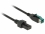 Delock PoweredUSB cable male 12 V > 2 x 4 pin male 1 m for POS printers and terminals
