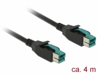 Delock PoweredUSB Kabel Stecker 12 V > PoweredUSB Stecker 12 V 4 m für POS Drucker und Terminals