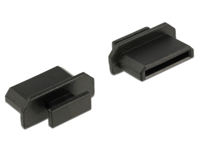 Delock Dust Cover for HDMI mini-C female with grip 10 pieces black