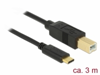 Delock USB 2.0 cable Type-C™ to Type-B 3 m