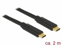 Delock USB 3.1 Gen 1 (5 Gbps) cable Type-C™ to Type-C™ 2 m 5 A E-Marker