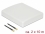 Delock LTE MIMO Antenna 2 x SMA Plug 8 dBi directional with connection cable RG-58 10 m white outdoor