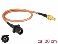 Delock Antenna Cable FAKRA A plug > SMB plug RG-316 30 cm
