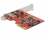 Delock PCI Express x4 Card > 1 x external USB Type-C™ female + 1 x external USB 3.1 Gen 2 Type-A female