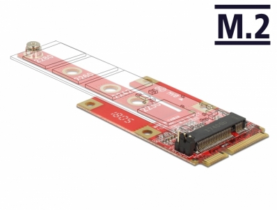 Delock Converter Mini PCIe > M.2 Key B slot + Micro SIM slot