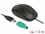 Delock Optical 3-button USB Type-A + PS/2 Desktop Mouse