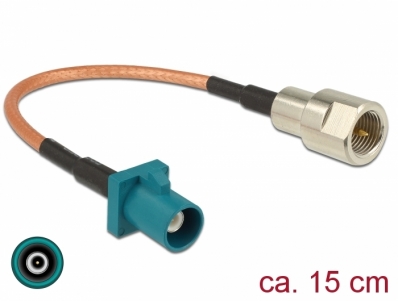 Delock Antenna Cable FAKRA Z plug > FME plug RG-316 15 cm