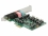 Delock PCI Express Soundcard 7.1 - 24 Bit / 192 kHz with TOSLINK In / Out