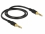 Delock Stereo Jack Cable 3.5 mm 3 pin male > male 0.5 m black