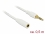 Delock Stereo Jack Extension Cable 3.5 mm 3 pin male to female 0.5 m white