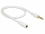 Delock Stereo Jack Extension Cable 3.5 mm 3 pin male to female 0.5 m white