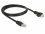 Delock Cable RJ45 plug > RJ45 plug with screws Cat.6 SSTP 1 m