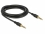 Delock Stereo Jack Cable 3.5 mm 4 pin male > male 3 m black