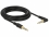 Delock Stereo Jack Cable 3.5 mm 4 pin male > male angled 5 m black