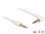 Delock Stereo Jack Cable 3.5 mm 3 pin male > male angled 3 m white