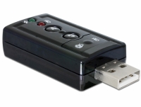 Delock External USB 2.0 Sound Adapter 24 bit / 96 kHz with S/PDIF