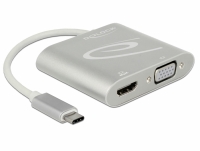 Delock USB Type-C™ Splitter (DP Alt Mode) > 1 x HDMI + 1 x VGA out