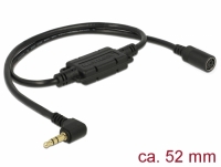 Navilock Connection Cable MD6 female serial > 3.5 mm 3 pin stereo jack male 90° LVTTL (3.3 V) 52 cm