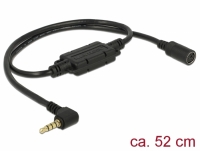 Navilock Connection Cable MD6 female serial > 3,5 mm 4 pin stereo jack male 90° TTL (5 V) 52 cm