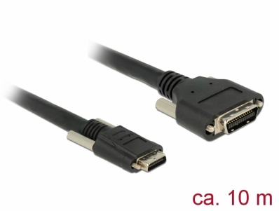 Delock Cable Camera Link MDR plug > SDR plug PoCL 10 m black