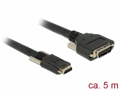 Delock Cable Camera Link MDR plug > SDR plug PoCL 5 m black