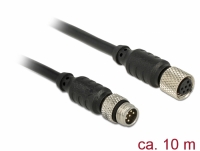 Navilock Extensions cable M8 male > M8 female waterproof 10 m for M8 GNSS receiver