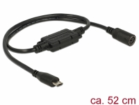 Navilock Connection Cable MD6 female serial > Micro USB OTG male 52 cm