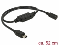 Navilock Connection Cable MD6 female serial > USB 2.0 Type Mini-B male 52 cm