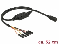 Navilock Connection Cable MD6 female serial > 5 pin pin header, pitch 2.54 mm TTL (5 V) 52 cm