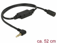 Navilock Connection Cable MD6 female serial> 3.5 mm 4 pin stereo jack male 90° LVTTL (3,3 V) 52 cm