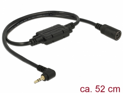 Navilock Connection Cable MD6 female serial>2.5 mm 3 pin stereo jack male 90° TTL (5 V) 52 cm