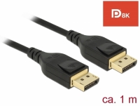 Delock DisplayPort cable 8K 60 Hz 1 m DP 8K certified