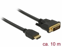 Delock HDMI to DVI 24+1 cable bidirectional 10 m
