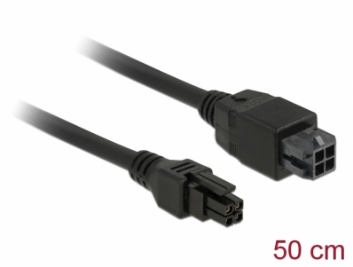 Delock Micro Fit 3.0 4 pin Extension Cable male > female 50 cm