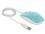 Delock Optical 3-button LED Mouse USB Type-A turquoise