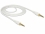 Delock Stereo Jack Cable 3.5 mm 4 pin male > male 2 m white