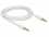 Delock Stereo Jack Cable 3.5 mm 4 pin male > male 3 m white