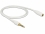 Delock Stereo Jack Extension Cable 3.5 mm 4 pin male to female 1 m white